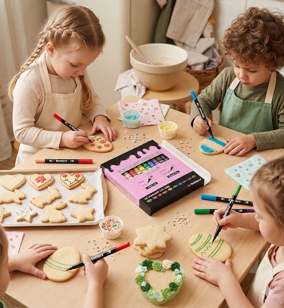 Betters Dual-Tip edible food markers for baking 10pc