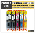 Betters® Edible Ink Cartridges for Canon PGI-270XXL CLI-271XXL – Food-Safe Cake & Cookie, cupcake Ink