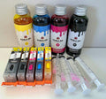 Canon edible ink bundle Betters Shop four CMYK edible ink bottles refill cartridges and syringes