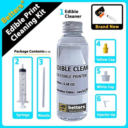 betters edible printhead cleaning solution with tools