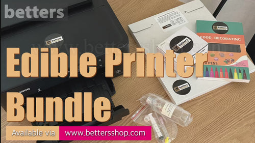 Betters Shop edible printer bundle video showcase